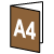 A4二つ折